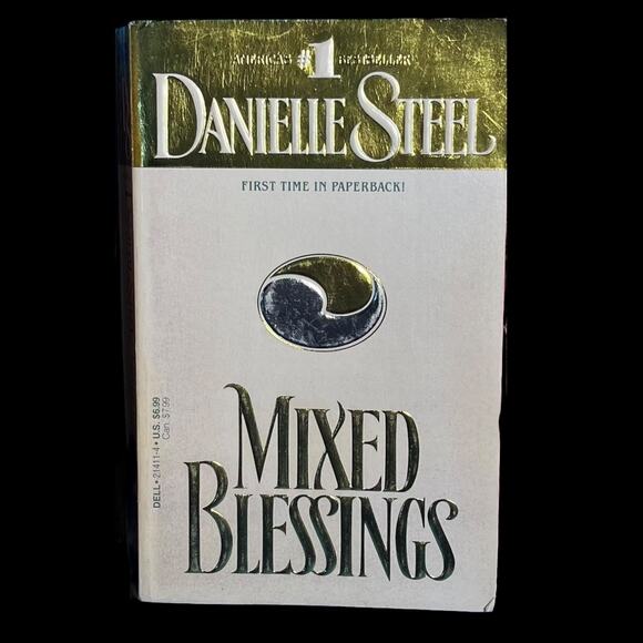 Mixed Blessings by Danielle Steel Paperback 1994 Dell Romance Drama Fiction - Picture 1 of 3